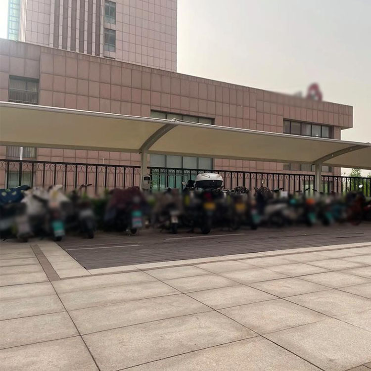 兰州膜结构电动车棚